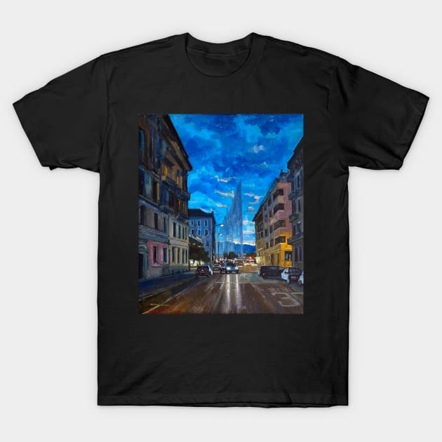 Rue 31st December Geneva | T-Shirt by Art Shop Geneva